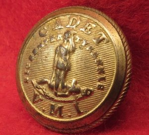 Virginia Military Institute Cadet Button - R & W Robinson 