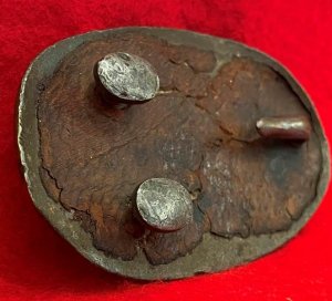 State of New York "SNY" Belt Buckle with Leather Patch Marked "J. I. PITTMAN"