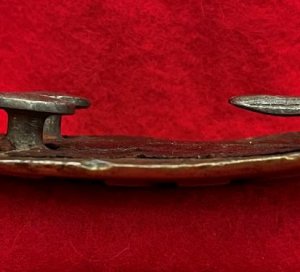 State of New York "SNY" Belt Buckle with Leather Patch Marked "J. I. PITTMAN"