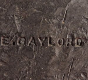 Eagle Plate - Marked "E. Gaylord"