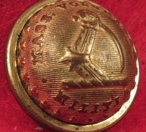 Massachusetts State Seal Coat Button