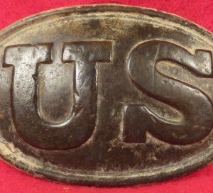 US Belt Buckle - Stud Hooks - Carved Initials and Letters 