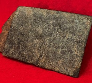 Confederate Militia Belt Plate with Arrow Hooks and Leather Belt Portion