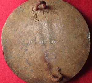 Eagle Plate Stamped H. A. DINGEE