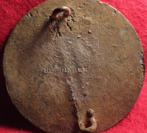 Eagle Plate Stamped H. A. DINGEE