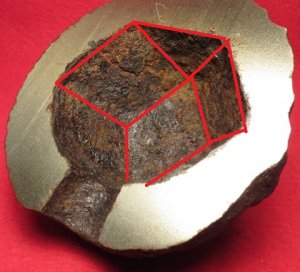 12 Pounder Polygonal Cavity Shell Cross Section