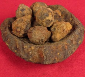 Artillery Iron Shot in 4.5 Inch Cannonball Shell Shrapnel