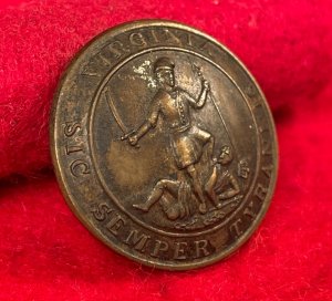 Pre-Civil War Virginia Militia Button