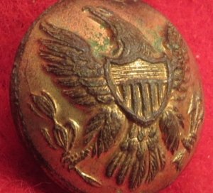 Federal General Service Eagle Button - 16 mm.