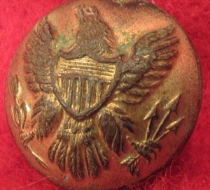 Federal General Service Eagle Button - 16 mm.