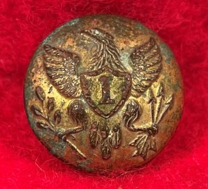 Federal Infantry Cuff Button