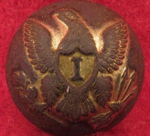 Federal Infantry Coat Button