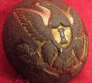 Federal Infantry Coat Button