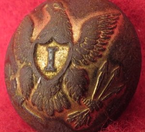 Federal Infantry Coat Button