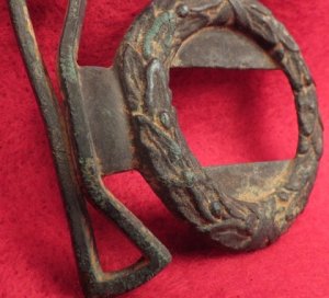 Confederate Wreath for "CS" Two-Piece Belt Plate