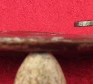 US Belt Buckle - Carved Initials "WRP" - John A. Marks Collection - Documented and Published