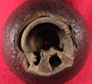 Confederate 12 Pounder Case-Shot Fragment with Bormann Fuze