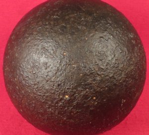 12 Pounder Solid Shot Cannonball