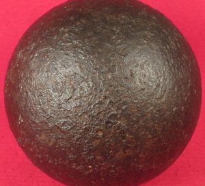 12 Pounder Solid Shot Cannonball