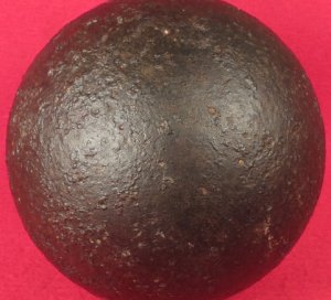 12 Pounder Solid Shot Cannonball