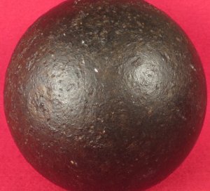 12 Pounder Solid Shot Cannonball