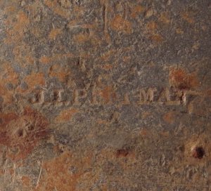 Eagle Plate - Manufacturer Marked "J. I. PITTMAN" 