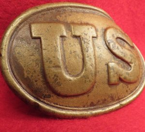 US Belt Buckle Marked "W. H. SMITH BROOKLYN"