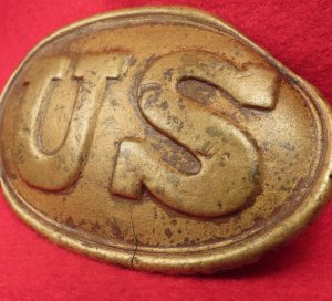 US Belt Buckle Marked "W. H. SMITH BROOKLYN"