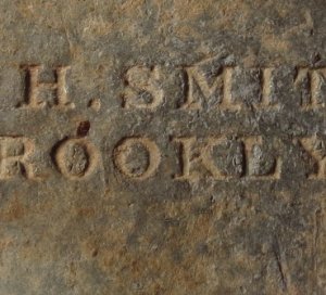 US Belt Buckle Marked "W. H. SMITH BROOKLYN"