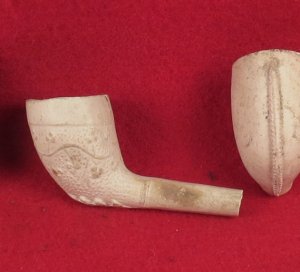 Seven Clay Pipe Bowls 