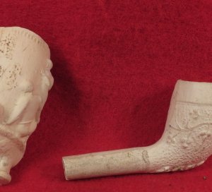 Seven Clay Pipe Bowls 