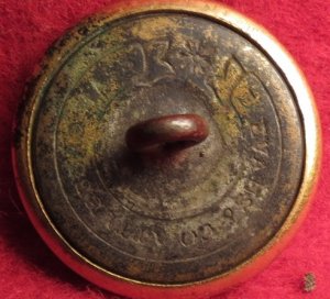 New Hampshire State Seal Coat Button