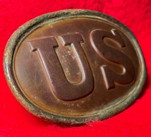US Cartridge Box Plate - Marked "E. GAYLORD" 