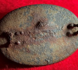 US Cartridge Box Plate - Marked "E. GAYLORD" 