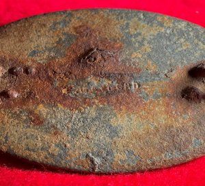 US Cartridge Box Plate - Marked "E. GAYLORD" 