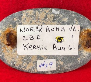 US Cartridge Box Plate from the Sydney C. Kerksis Collection with Original Envelope