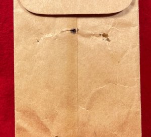 US Cartridge Box Plate from the Sydney C. Kerksis Collection with Original Envelope