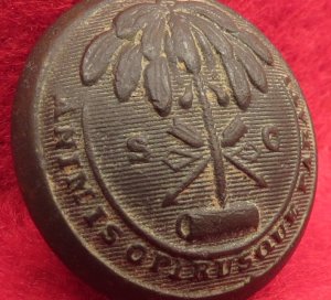 South Carolina State Seal Coat Button