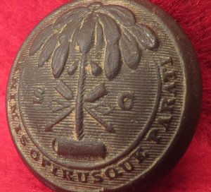South Carolina State Seal Coat Button