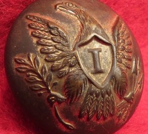 US Infantry Coat Button