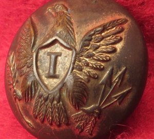 US Infantry Coat Button