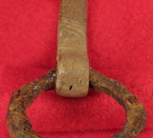 Confederate Scabbard Mount with Ring