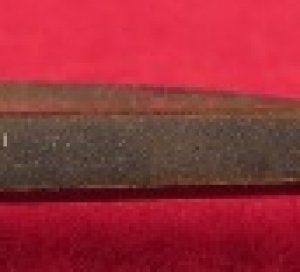 Confederate "Gutterback" Frame Waist Belt Buckle - Rare Cavalry Size