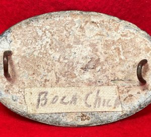 US Cartridge Box Plate - Rare Large Brass Loops - Ohio Troops - High Quality