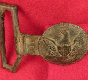 1846 US Militia Officer's Tongue Belt Plate 