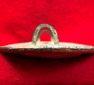 US Cartridge Box Plate - Rare Large Brass Loops - Ohio Troops - High Quality