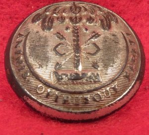 South Carolina State Seal Coat Button - Silvered