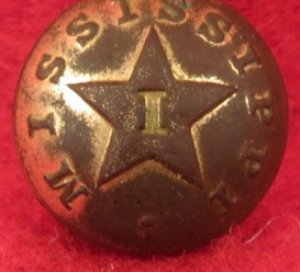 Mississippi Infantry Cuff Button