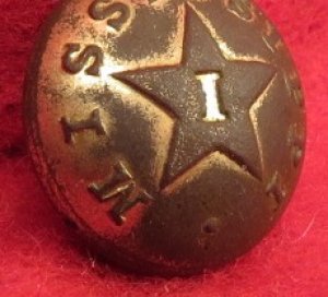 Mississippi Infantry Cuff Button