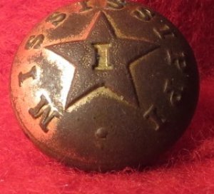 Mississippi Infantry Cuff Button